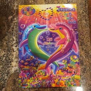 Lisa Frank 2014 Jumbo Coloring Activity Book Over 125 Stickers